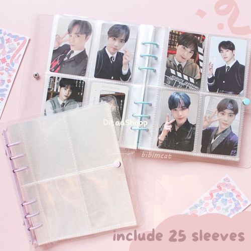 

Stardust Binder Album Photocard / Binder 6 Ring Pc Kpop 4P - Pink Sd-4P 003