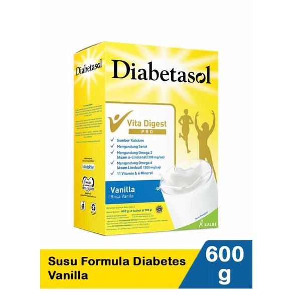 

Diabetasol Diabetes Vita Digest Vanila 600G