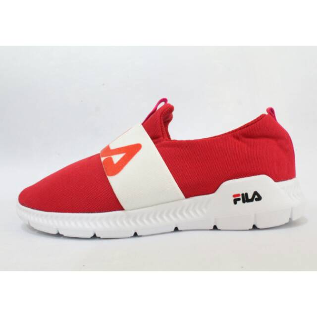 Sepatu Fila Slip On Anak Fashion Anak Merah Made In Vietnam