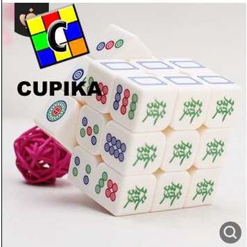 Rubik Z-Cube 3x3 Motif Mahjong ZCube Mahyong 3x3x3 Z Cube viral unik