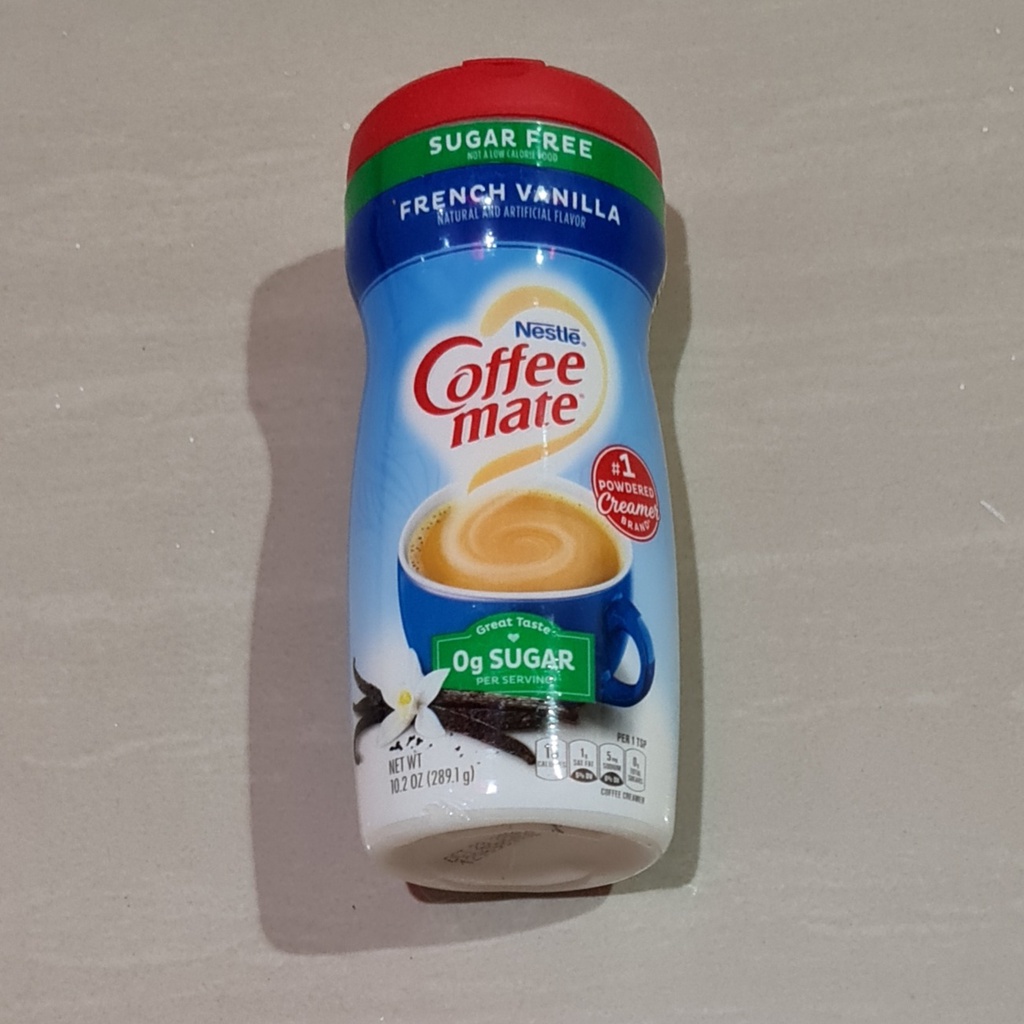 Nestle Coffee Mate Sugar Free French Vanilla Powder Creamer 289.1 Gram