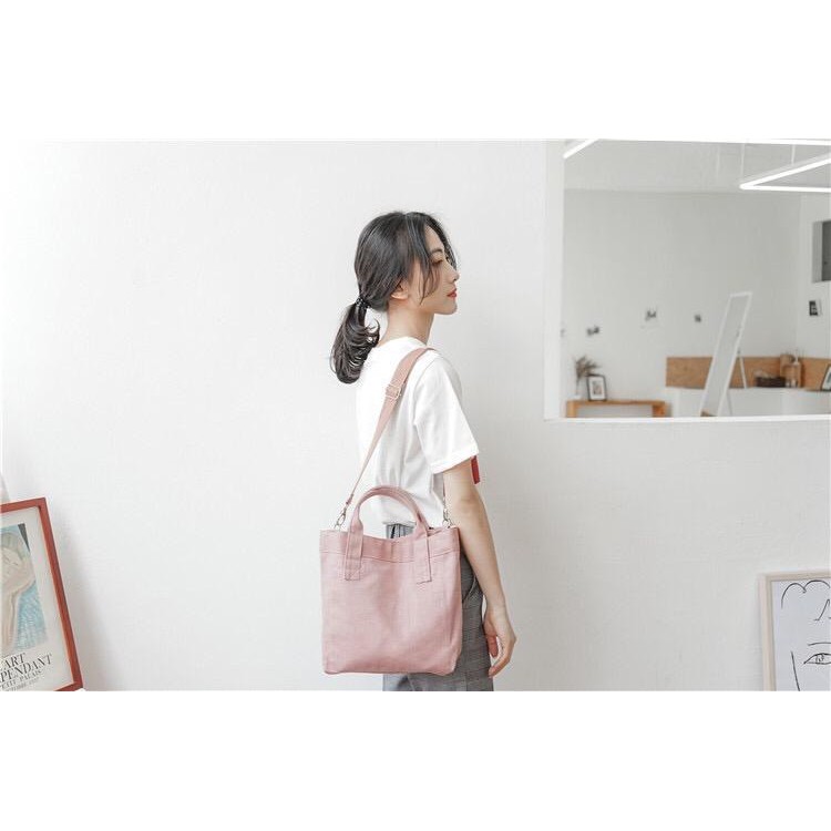 Tas Kanvas Wanita High Quality Import Woman Shoulder Bag - MS201