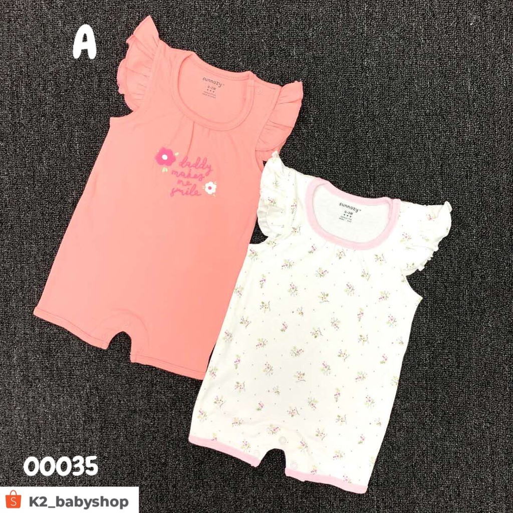 BABY K2 - BABY BODYSUIT ISI 2 PCS MOTIF A KODE 00035