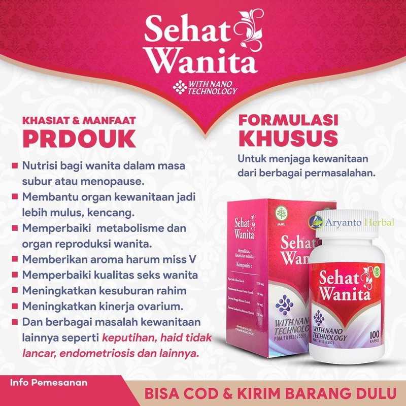 

Obat Kista Original, Murah Aman Dan Aman Herbal SEHAT WANITA Asli Di Jakarta Pusat COD