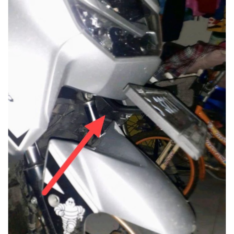 Aws breket plat nomor dudukan plat Yamaha Nmax 2020-2022 kumis