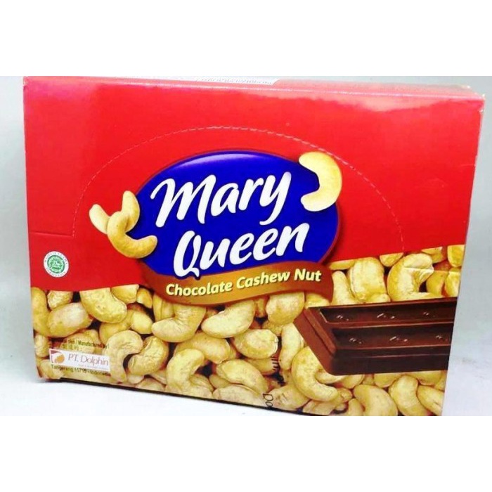 

Coklat Mary Queen Chocolate Cashew Nut Snack Cemilan 240gr