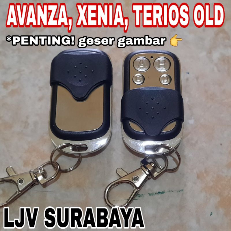 CASING REMOTE KUNCI ALARM AVANZA XENIA TERIOS OLD 2008 2009 2010 2011 2012