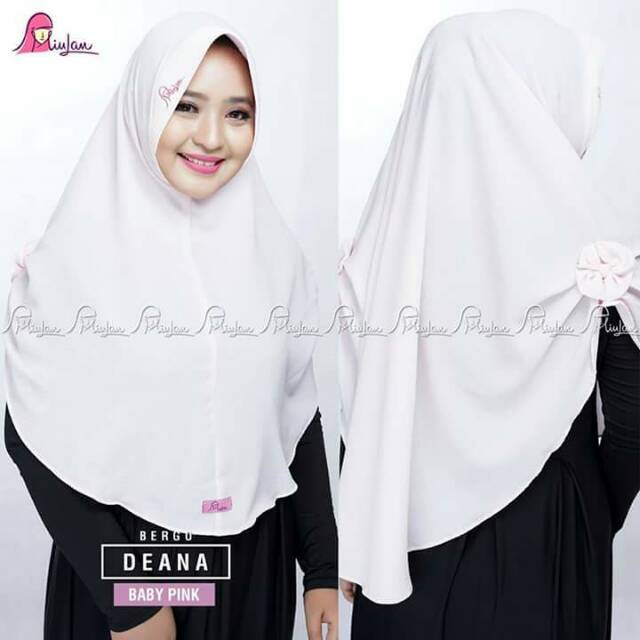 Bergo Deana Baby Pink
