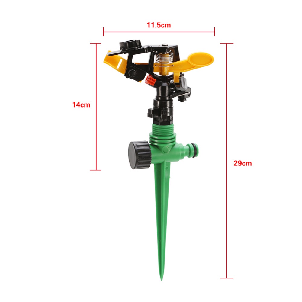 Semprotan otomatis Air Irigasi Taman - Rotate Sprinkler Spray Nozzle Air Irigasi Taman - Alat Penyiram Taman Putar Otomatis