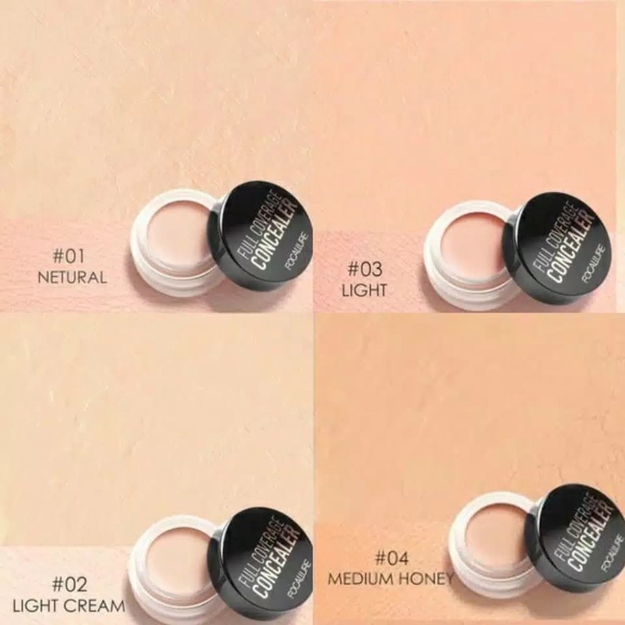 (READY &amp; ORI) Focallure Full Coverage Concealer Gel Cream FA58 FA 58