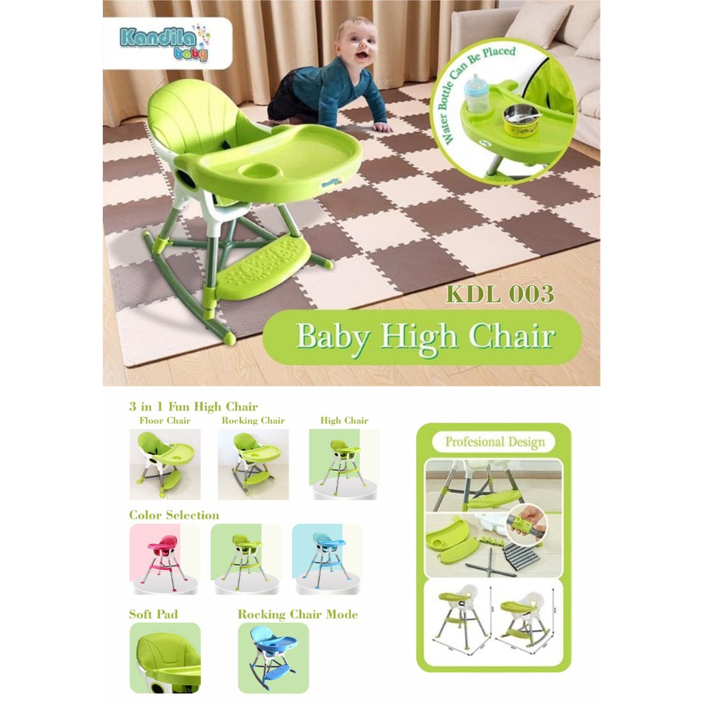Kandila High Chair Baby Kdl 003 Baby Chair Kursi Bangku Makan Bayi Shopee Indonesia