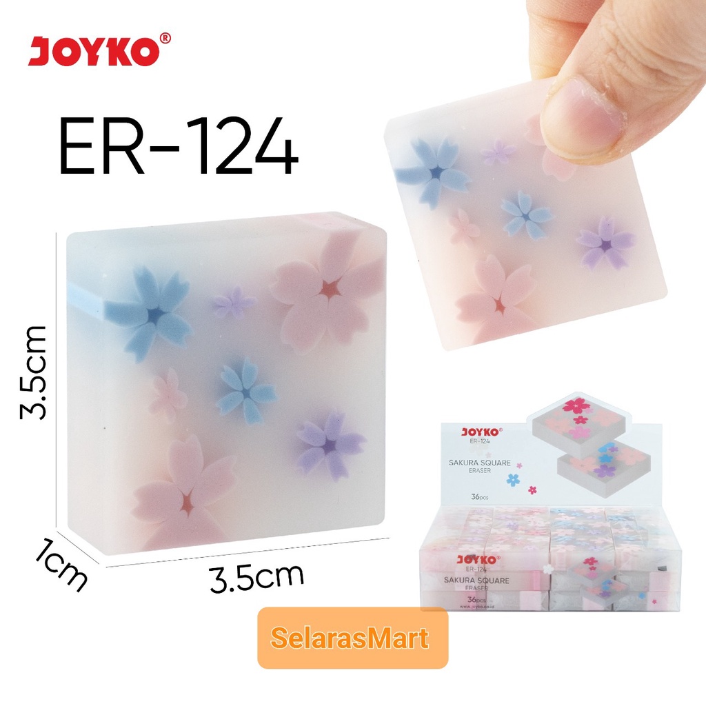 

JOYKO Penghapus ER-124 Sakura Square - Per Pcs