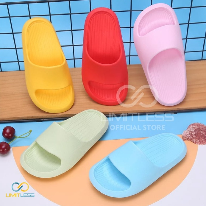 Zerolimit - Sandal Slip On Anak Laki Laki Perempuan Lucu Ringan Sendal Anak Selop Bahan Eva Empuk Sandal Anak Perempuan Slop