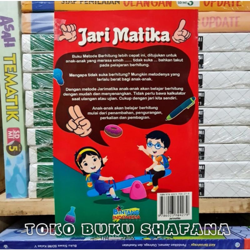 Edisi Lengkap Buku Jarimatika Metode Berhitung Lebih Cepat Untuk Sekolah Dasar ( SD )
