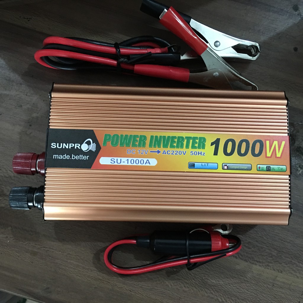 Power INVERTER DC Ke AC 1000W 1000 Watt Aki ke Listrik merk Supnro PI05