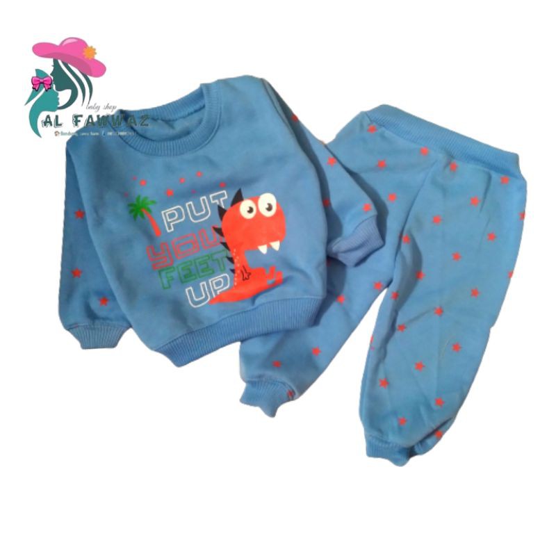 Setelan sweater bayi star