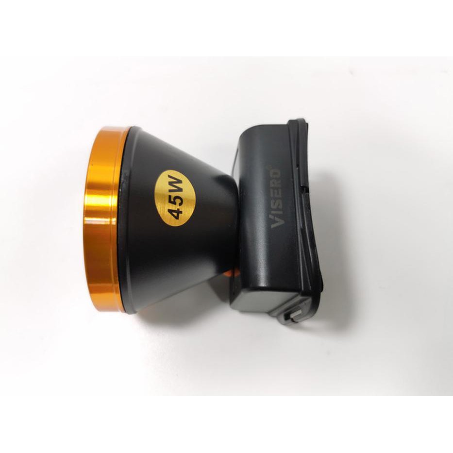 Senter kepala 45w cahaya putih VISERO VHL-5145 45w head lamp headlamp