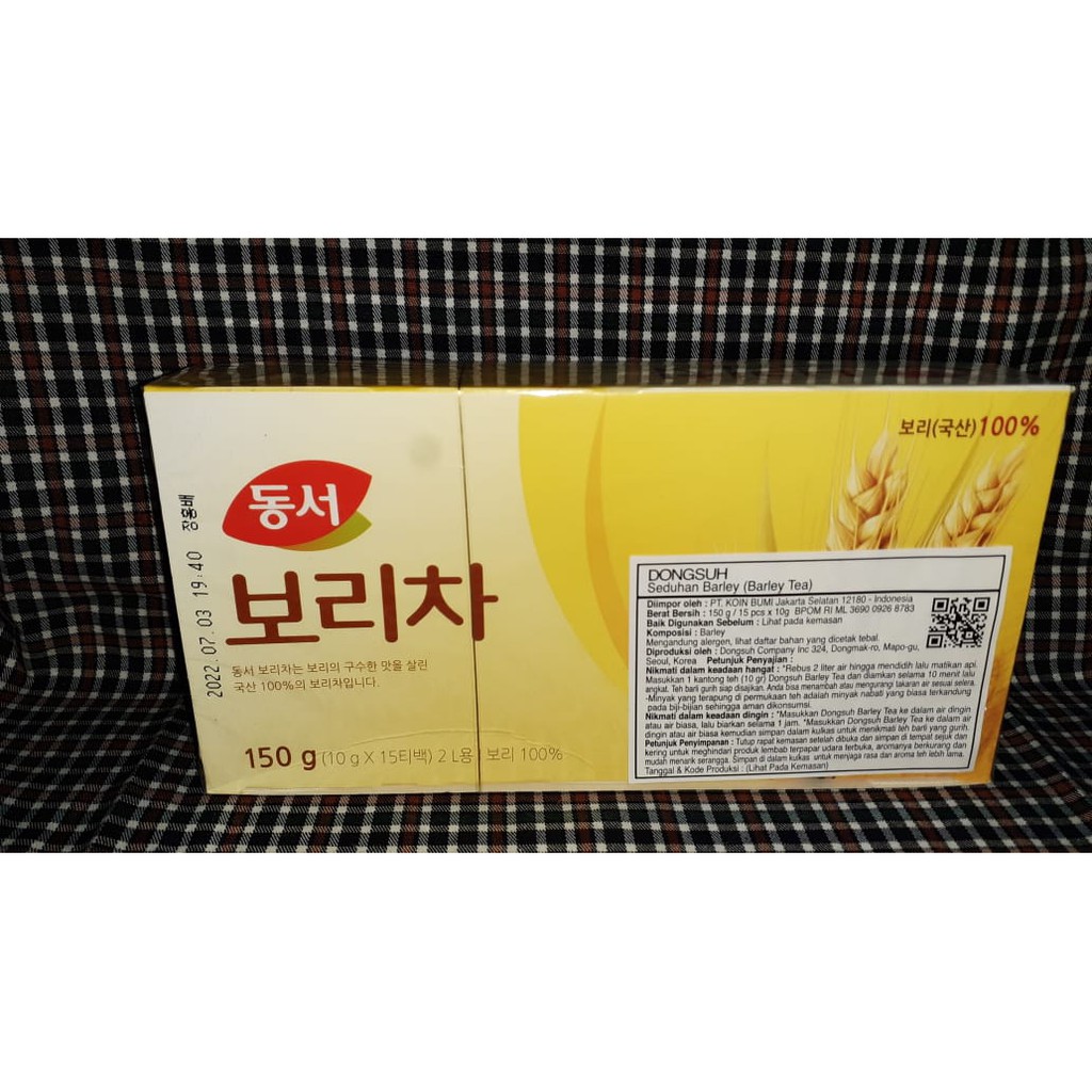 

Dongsuh Barley Tea 150 gram isi 15 bags - Teh Barley Korea Untuk Diet Dan Mempercantik Kulit