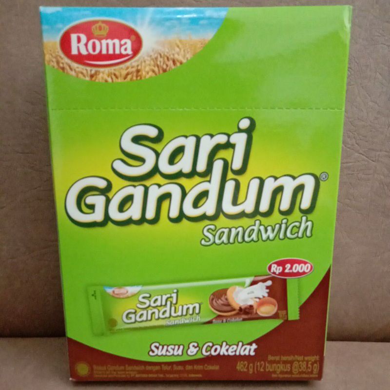 

Sari Gandum 2000 / Sari Gandum coklat (12pcs)