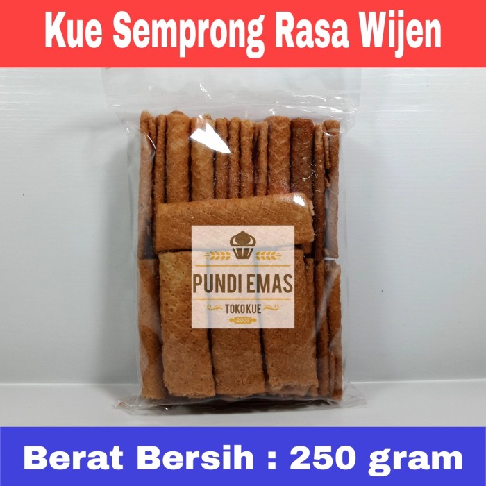 Kue Semprong Roll Terlaris Kiloan 250 Gram / Semprong Lipat