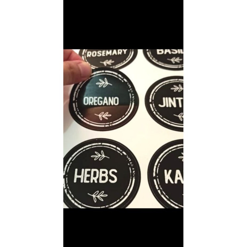 

cetak stiker / label produk