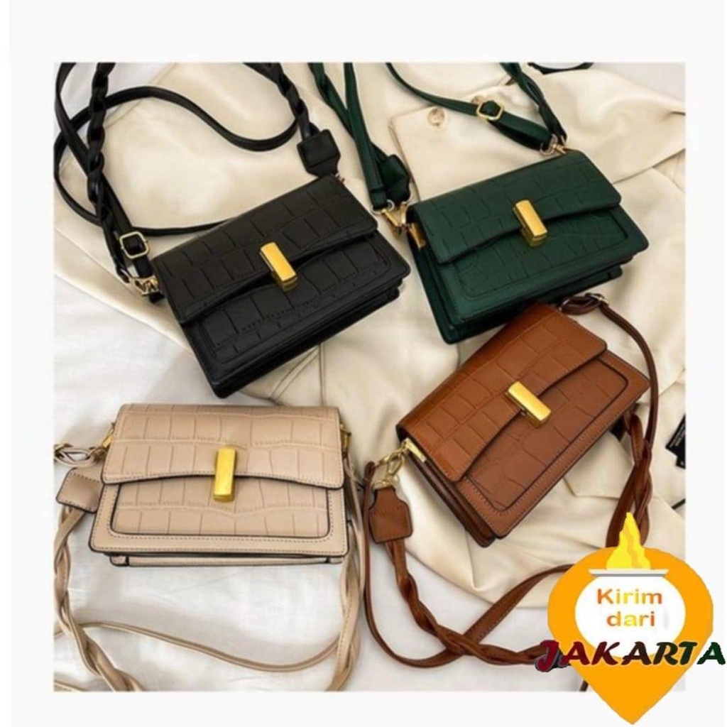 (2PC BISA IKG)GTBI99887017 New Arrival  !!!  Tas Selempang  Tas Wanita Import  Premium Terbaru