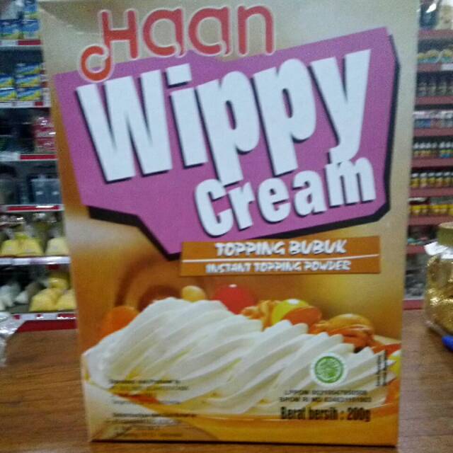 

Haan whippy cream 200gr