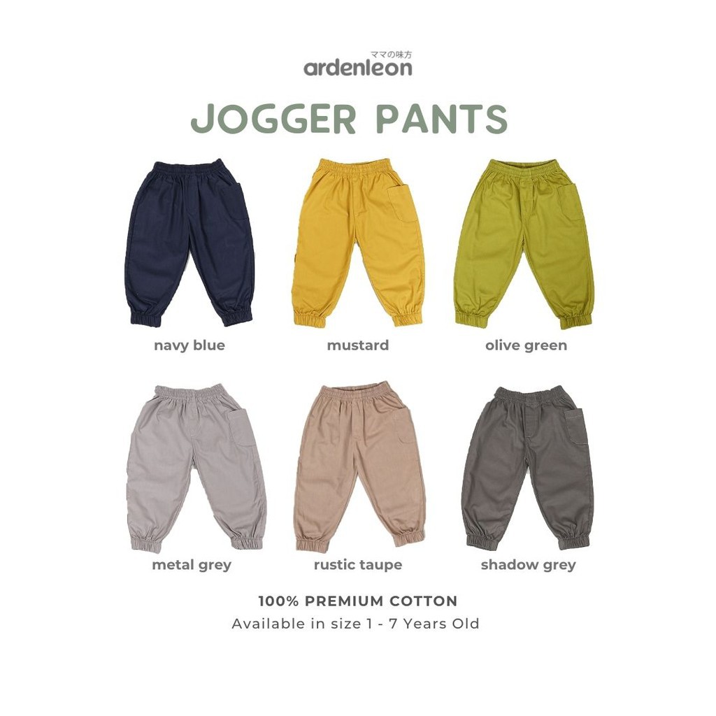 ARDENLEON Casual Jogger Pants Celana Panjang Bayi Celana Anak 1-7 Tahun