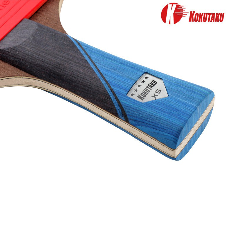 Kokutaku 5-Star Raket Tenis Meja / ping pong Profesional Bahan Karet Karbon Fiber 868