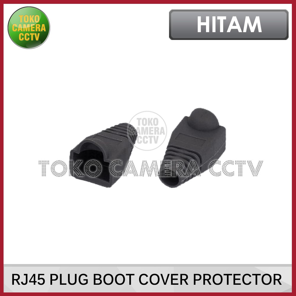 RJ45 PLUG BOOT COVER PROTECTOR CAT 5/CAT6 HITAM