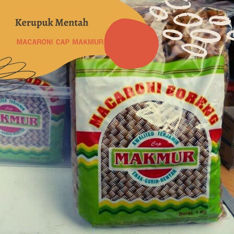 

[ 500 GR ] MAKARONI CAP MAKMUR / MACARONI GORENG MAKMUR