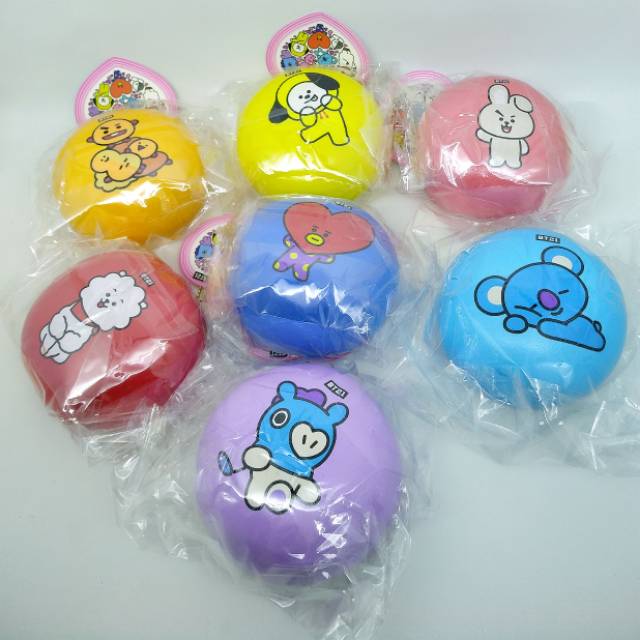 BT21 Jumbo Bun Squishy Bts