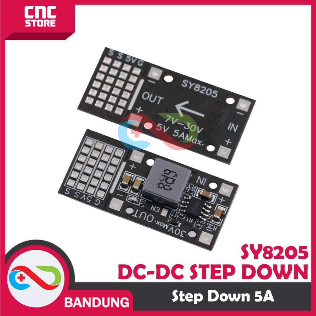 DC-DC MP2482 SY8205 5A DC STEP-DOWN MODULE 7V-24V TO 5V SERVO POWER