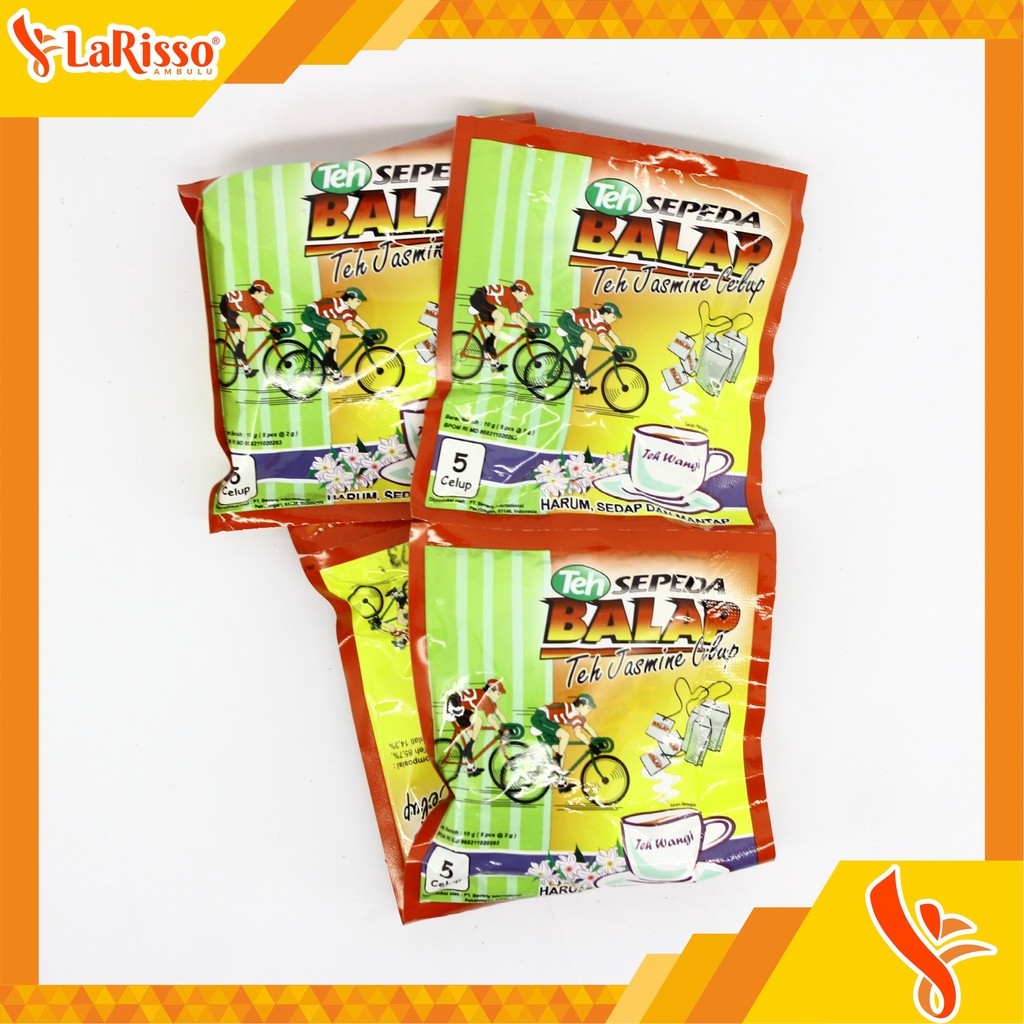 

TEH MELATI CELUP CAP SEPEDA BALAP 5'S (5X2GR) SACHET