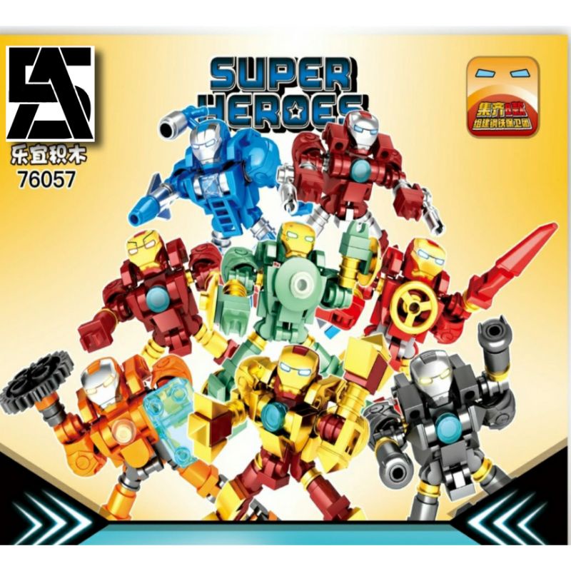 Mainan anak lego ironman avengers action figure