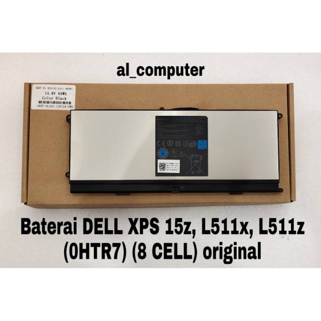 Baterai DELL XPS 15z L511x L511z (0HTR7) original