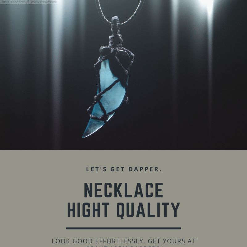 Kalung Resin Bentuk Taring Glow in the Dark Menyala Pria Wanita Cewek Cowok Keren Panjang