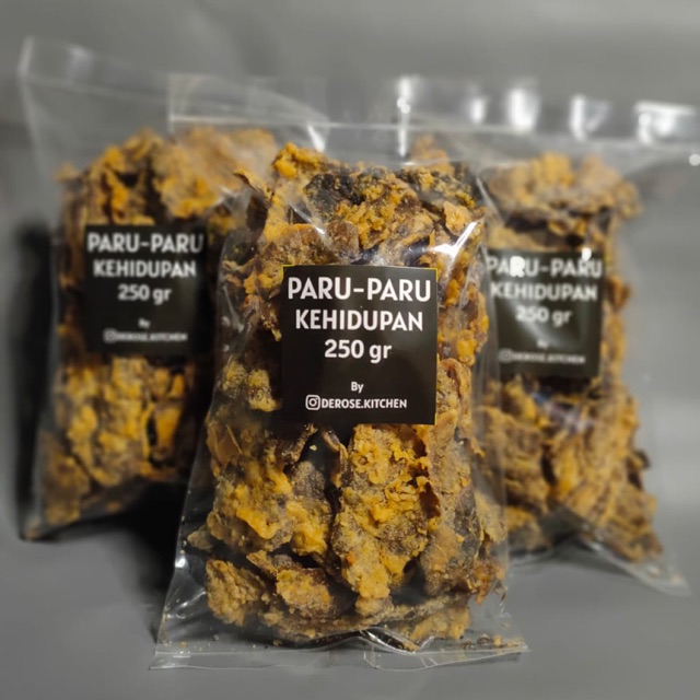 

KERIPIK KRIPIK PARU ASLI PREMIUM 250Gram