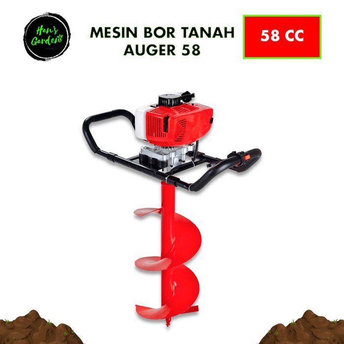 Mesin Bor tanah diameter 25 cm PROQUIP AUGER58