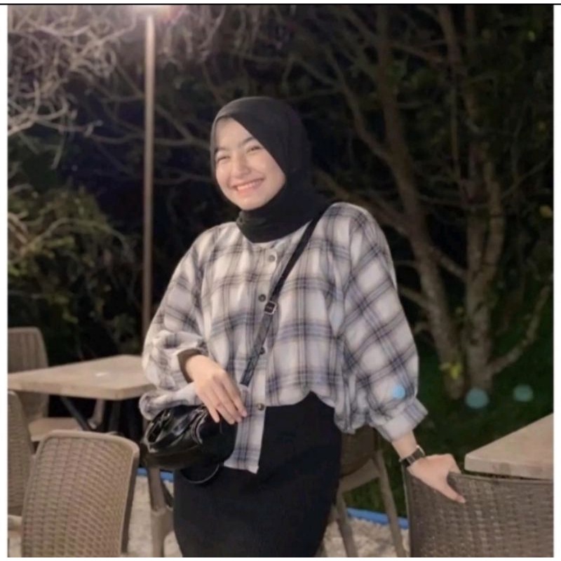 KEMEJA TAMARA / KEMEJA OVERSIZE / OUTER BALON  KEMEJA TAMARA || KEMEJA BATWING FLANEL KEMEJA