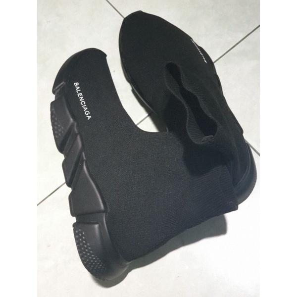 Sepatu Pria PL Balenciaga Hitam Size 41