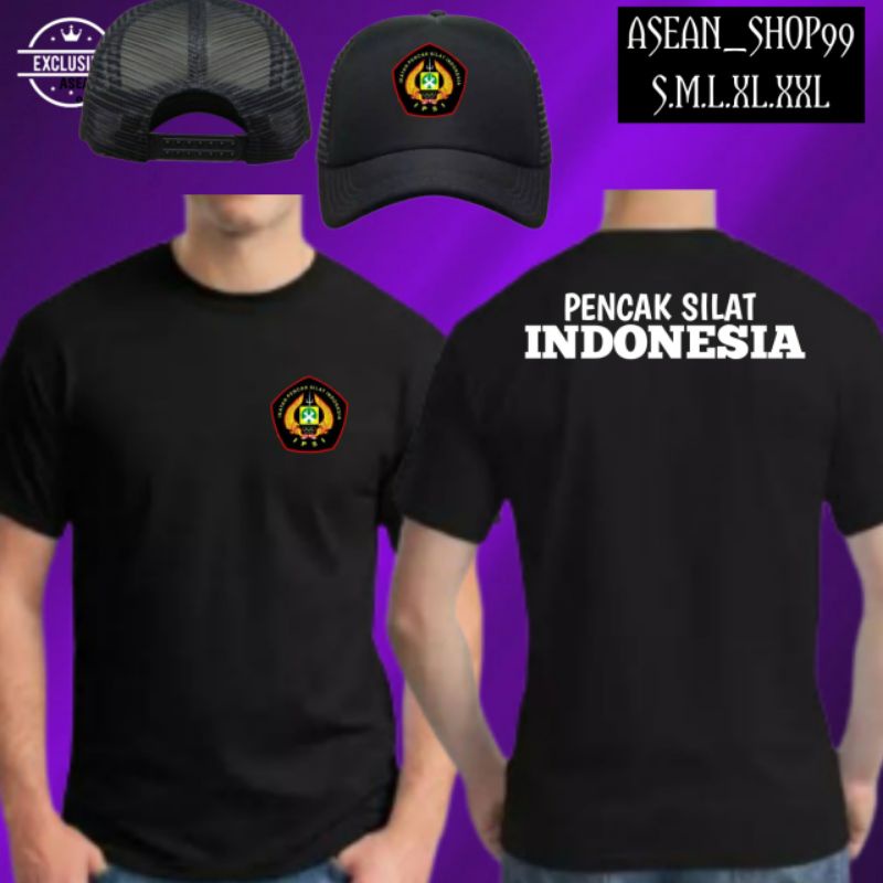 KAOS IPSI PENCAK SILAT INDONESIA BONUS TOPI