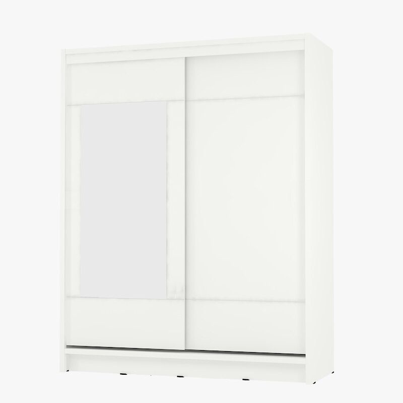 Lemari Pakaian Pintu Sliding - OASIS SLDM 160 - PUTIH GLOSSY Furniture Surabaya
