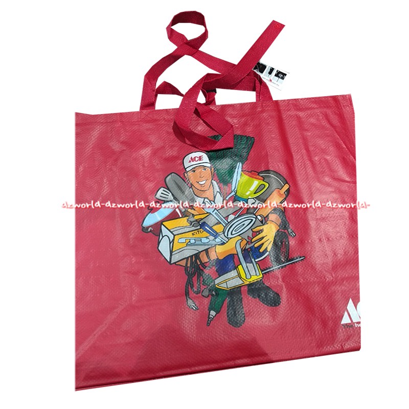 Ace Goodie Bag Kantong Daur Ulang Besar ACE Hardware Merah