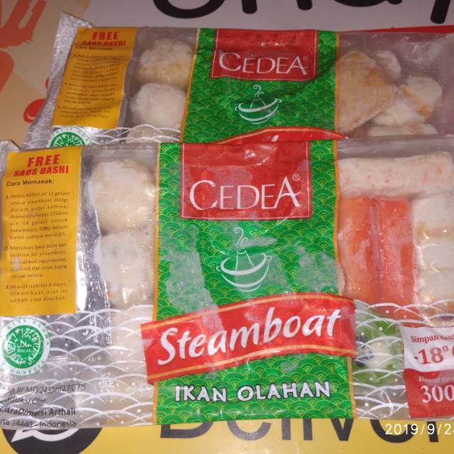 

Cedea steamboat ikan olahan 300gr