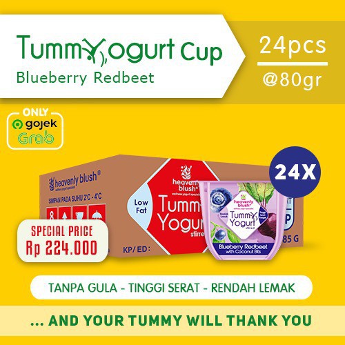 

Special Price Heavenly Blush Tummy Yogurt Cup Blueberry Redbeet [24 x 80gr]