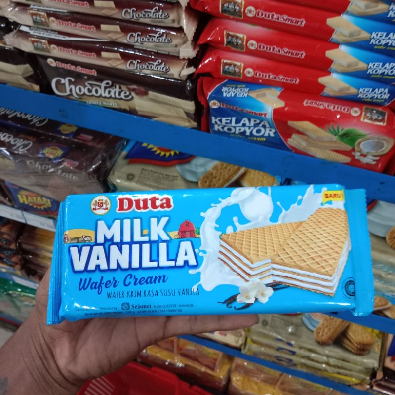 

Yummer l Snack camilan Duta wafer Milk Vanilla