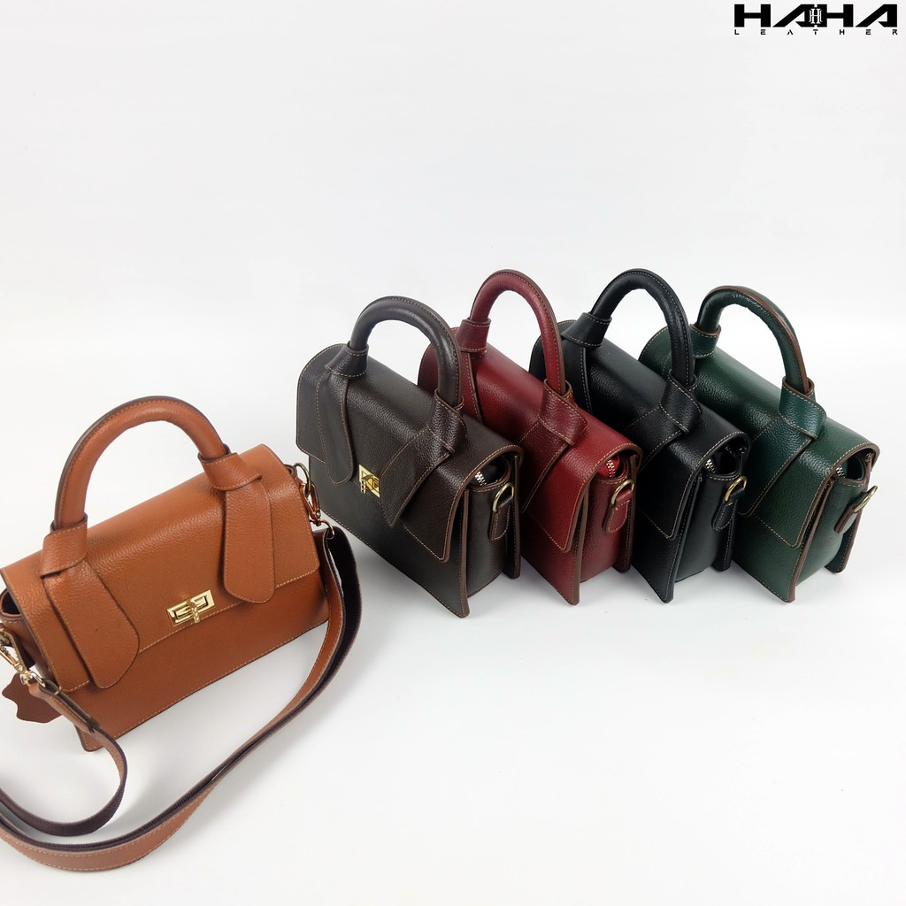 Slingbag LUNA Bahan Kulit Sapi Asli Exclusive Cewek Wanita Perempuan - Original Leather Sling Bag