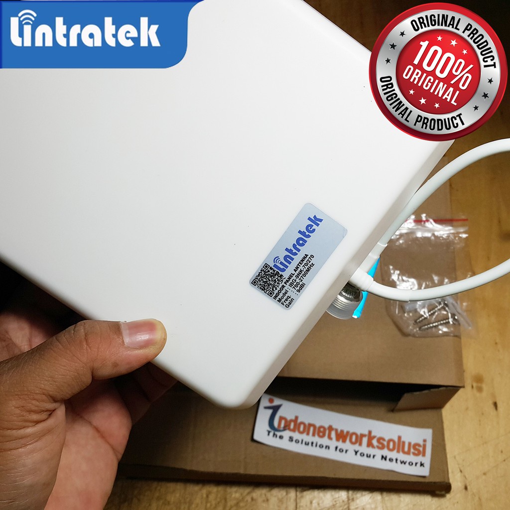 Antena Penguat Sinyal indoor OMNI PANEL WALL DINDING 2G 3G 4G untuk Repeater Lintratek ORIGINAL