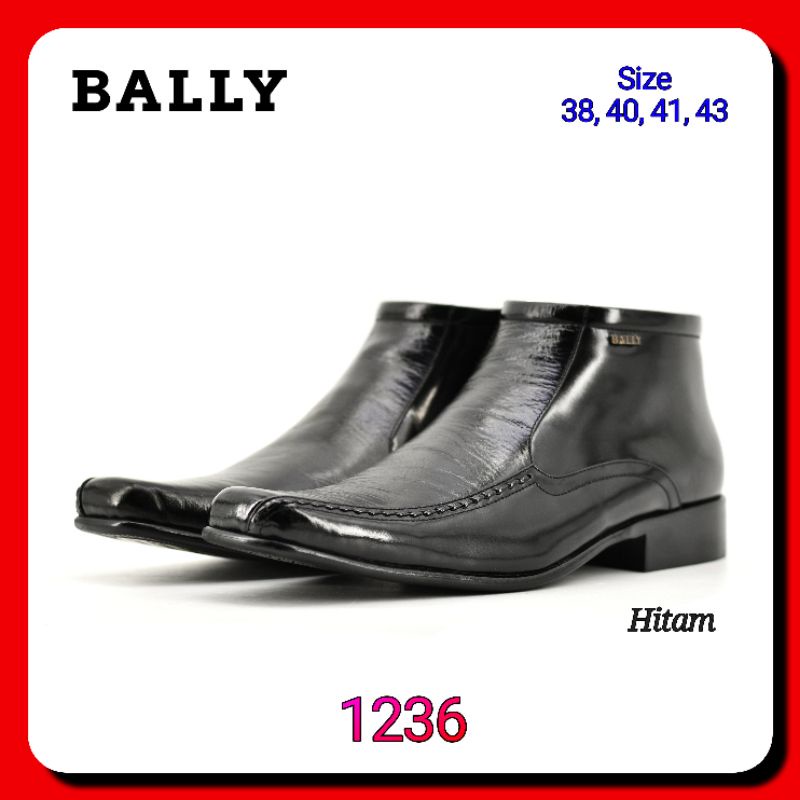 Sepatu Formal Boot Pria Bally 1236 Kulit Asli